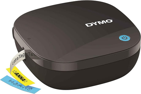 Etiquetadora DYMO LetraTag 200B Bluetooth a iOS y Android , Incluye 1 cinta de etiqueta de papel blanco, casual - Beige and Blue markT