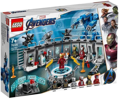 LEGO 76125 Super Heroes Iron Man: Sala de Armaduras - Beige and Blue markT