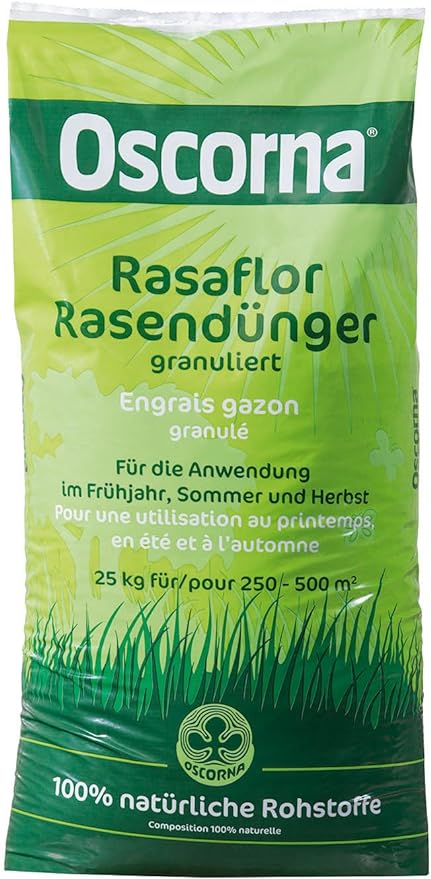 Oscorna 425 Rasaflor Lawn fertilizer granulated, 25 kg