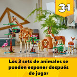 LEGO Creator 3 en 1 Safari de Animales Salvajes con Jirafa 31150 - Beige and Blue markT