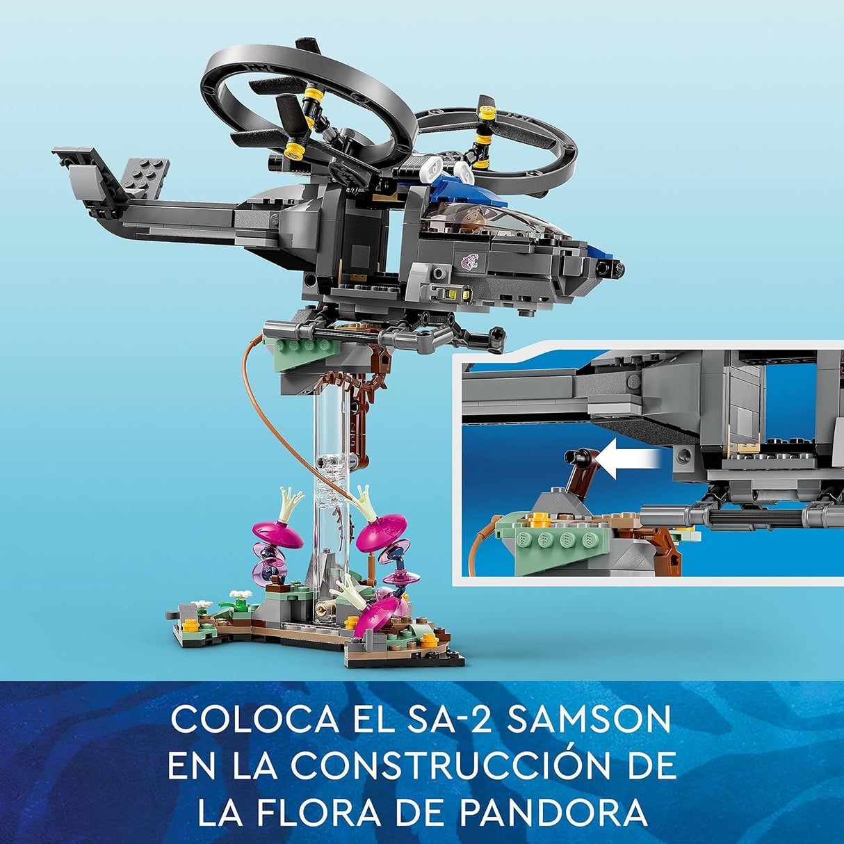 LEGO 75573 Avatar Montañas Flotantes - Beige and Blue markT