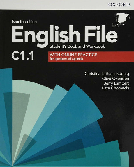 English File 4th Edition C1.1. Libro del estudiante y cuaderno de ejercicios con paquete de claves - Beige and Blue markT
