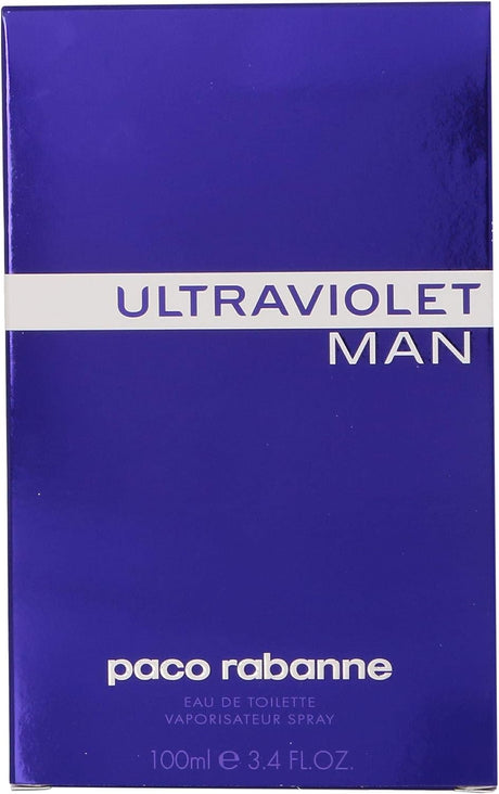 Paco Rabanne Ultraviolet Man - Eau de toilette vaporizador, 100 ml - Beige and Blue markT