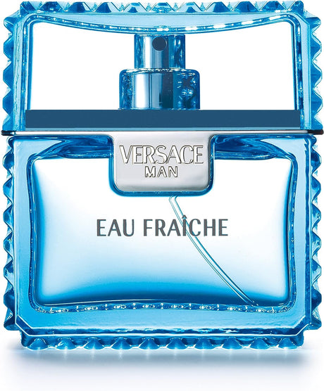 Versace Man Eau Fraiche Agua de Colonia - 100/50 ml - Beige and Blue markT